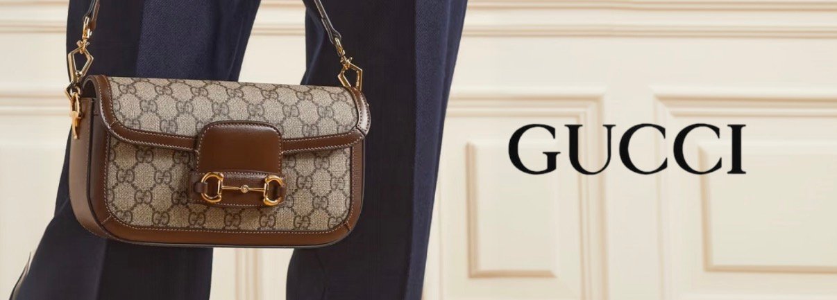 Gucci pre-owned bag collection banner