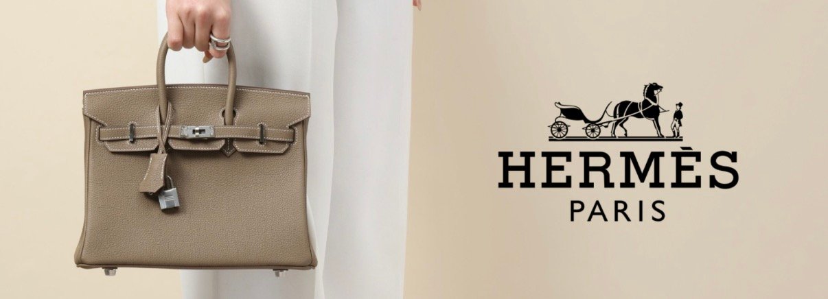 Hermès pre-owned bag collection banner