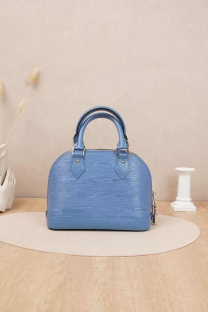 Louis Vuitton Alma BB Blue Epi Leather