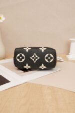 Louis Vuitton Nano Speedy Black & White Monogram Empreinte Leather (RFID Chip Version) - Image 4