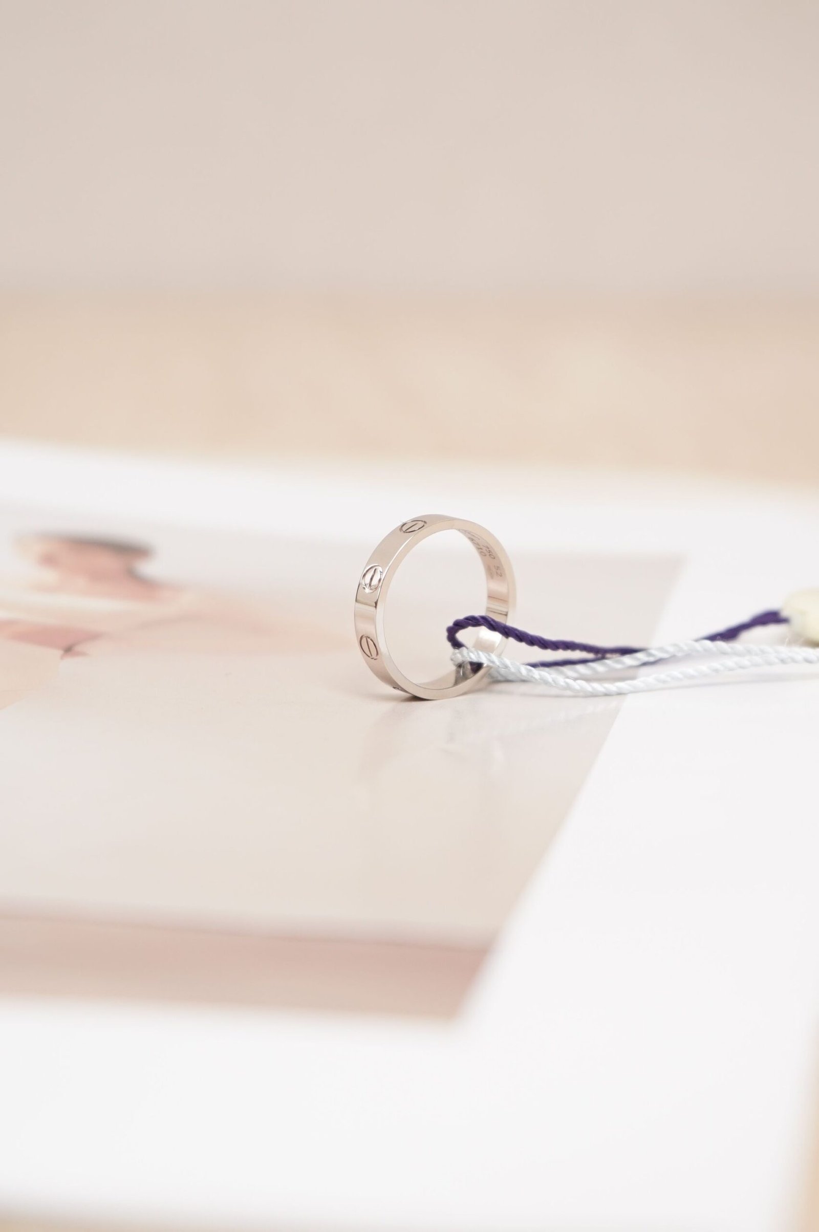 20251015103505294_44498 Cartier Love Ring, Size 52 - Image 1