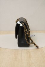 Chanel Classic Flap Bag Medium Black Caviar Leather with Gold Hardware (RFID Chip Version) - Image 4