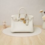 Hermès Birkin 25 Nata Togo Leather with Gold Hardware (Z Stamp)