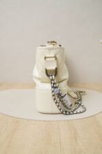 Chanel Gabrielle Medium Ivory (Milky White) Calfskin Leather with Mixed Metal Hardware (26 Series) - Image 3