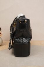 Chanel Gabrielle Medium Black Calfskin Leather with Mixed Metal Hardware (26 Series) - Image 3