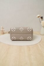 Louis Vuitton Speedy Bandoulière 20 Taupe Monogram Empreinte Leather (RFID Chip Version) - Image 3